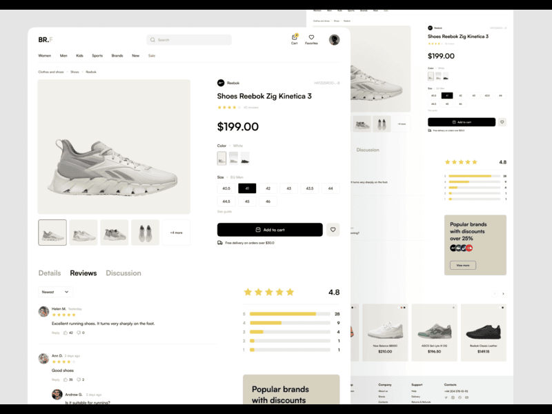 E-commerce Platform Redesign Project screenshot